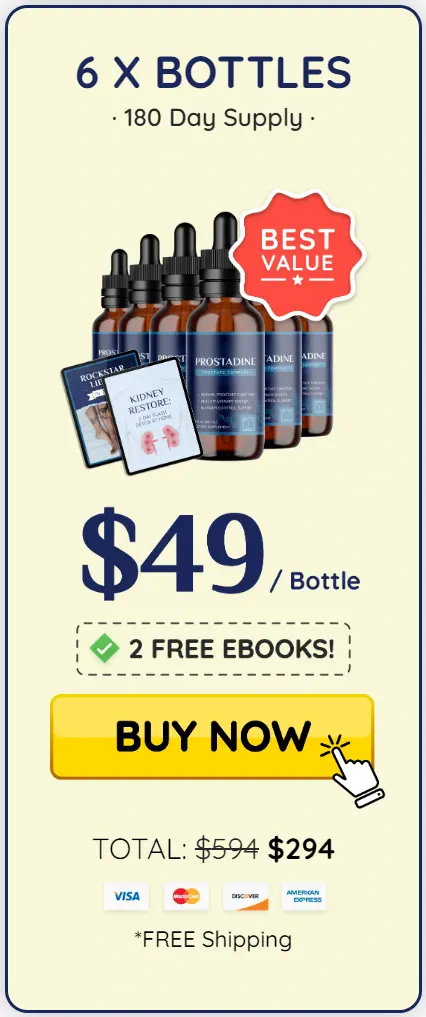 prostadine 6 bottles