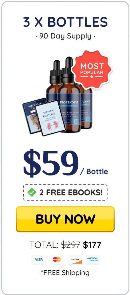 prostadine 3 bottles